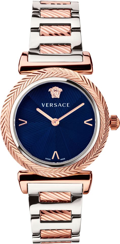 versace uhr damen blau|VERSACE.